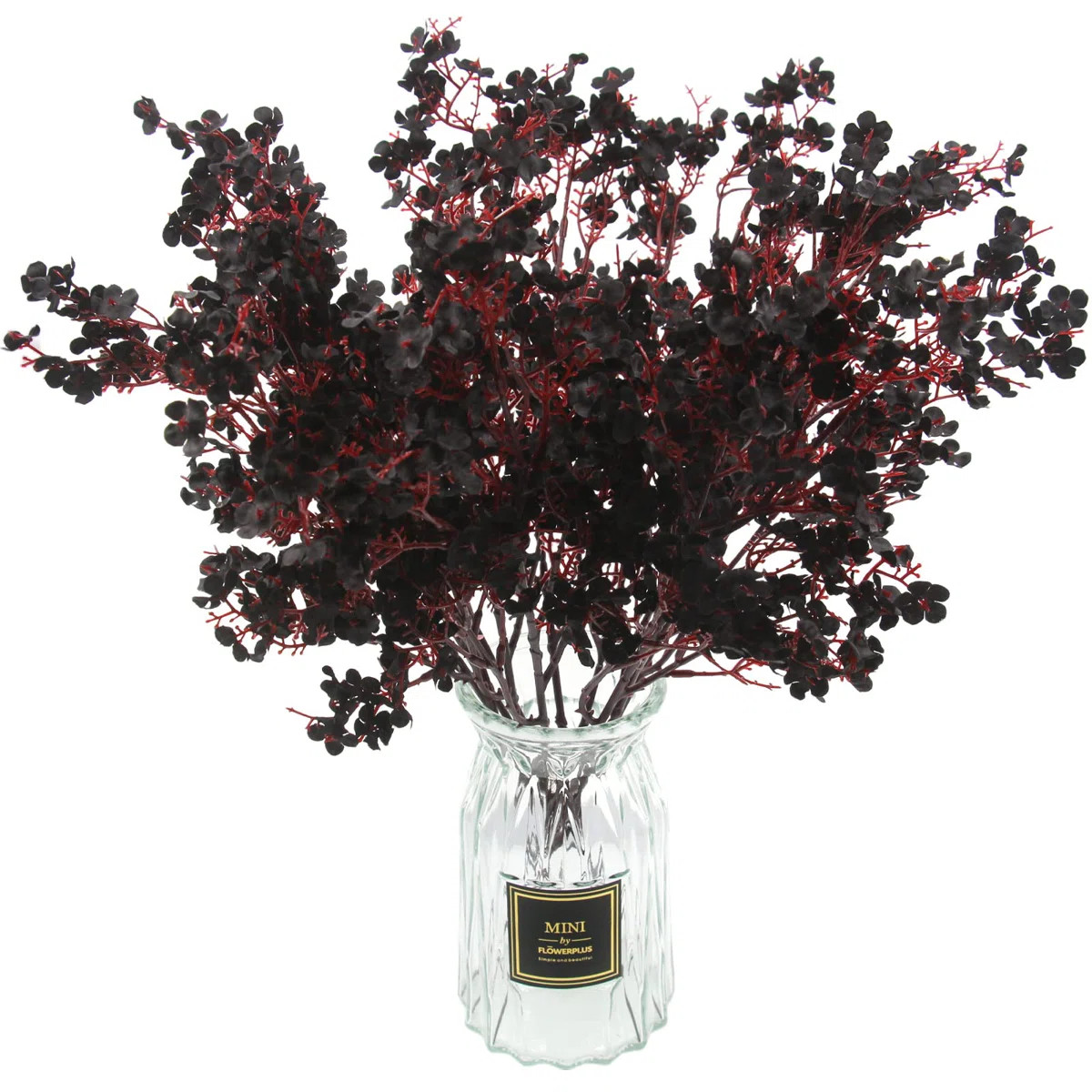 10 Pcs Babys Breath Artificial Flowers Black Fake Silk Flowers For Halloween Home Decor Floral Ar... | Wayfair North America