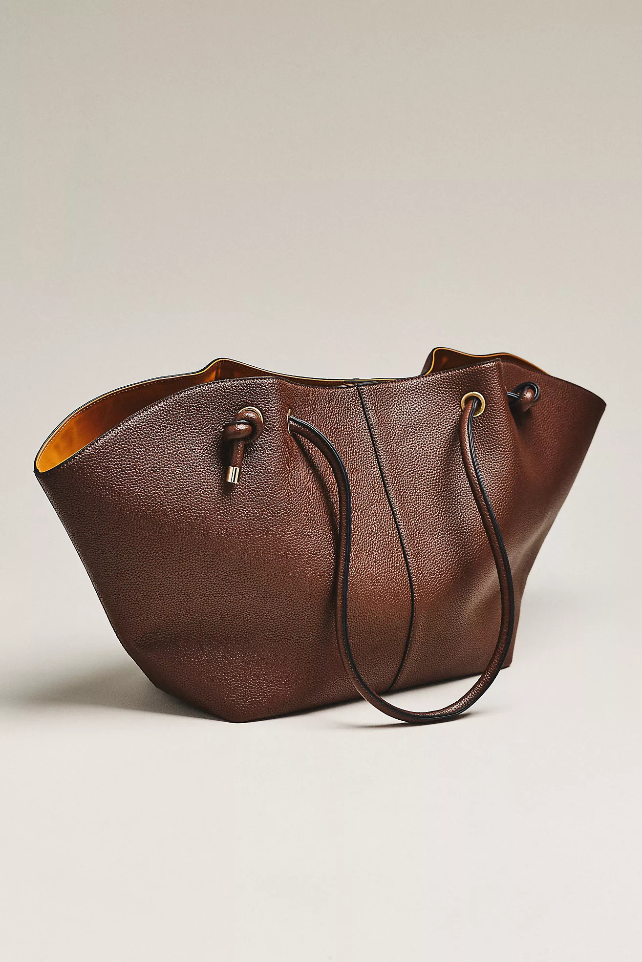 Maeve Pebbled Faux Leather Tote | Anthropologie (US)