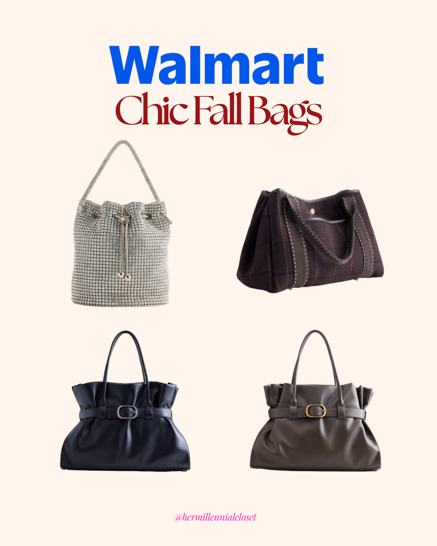 Chic fall bags from Walmart! Check them out, Sis 

 #LTKgrwm #LTKootd