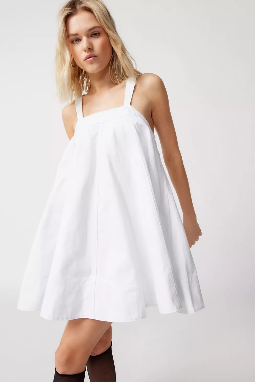 BDG Joelle Denim Shapeless Mini Dress | Urban Outfitters (US and RoW)