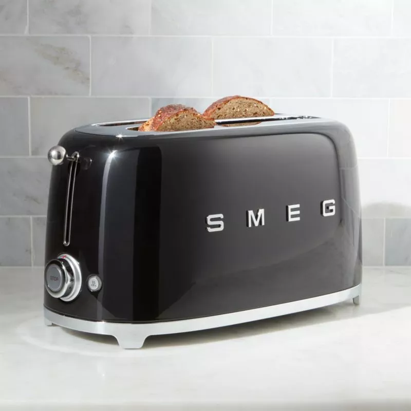 Smeg Black 2-Slice Retro Toaster + Reviews