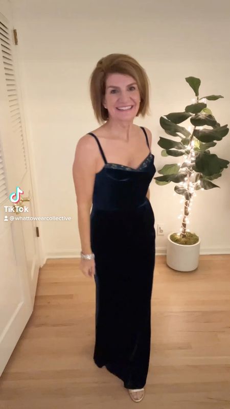 What I wore when the invitation said “cocktail to formal attire requested.” Loved finding this dress in one of my favorite colors! Wearing size 4. Once again getting to wear my favorite dressy sandals. Don’t forget you can receive $50 off when you use our code: SarahFlint-BAWTWC. Linked other options for dresses & shoes too!

#LTKHoliday #LTKSeasonal #LTKstyletip