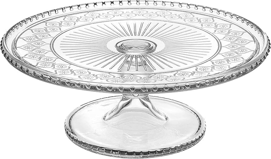 Godinger Cake Stand, Footed Cake Plate Server - Claro Collection | Amazon (US)