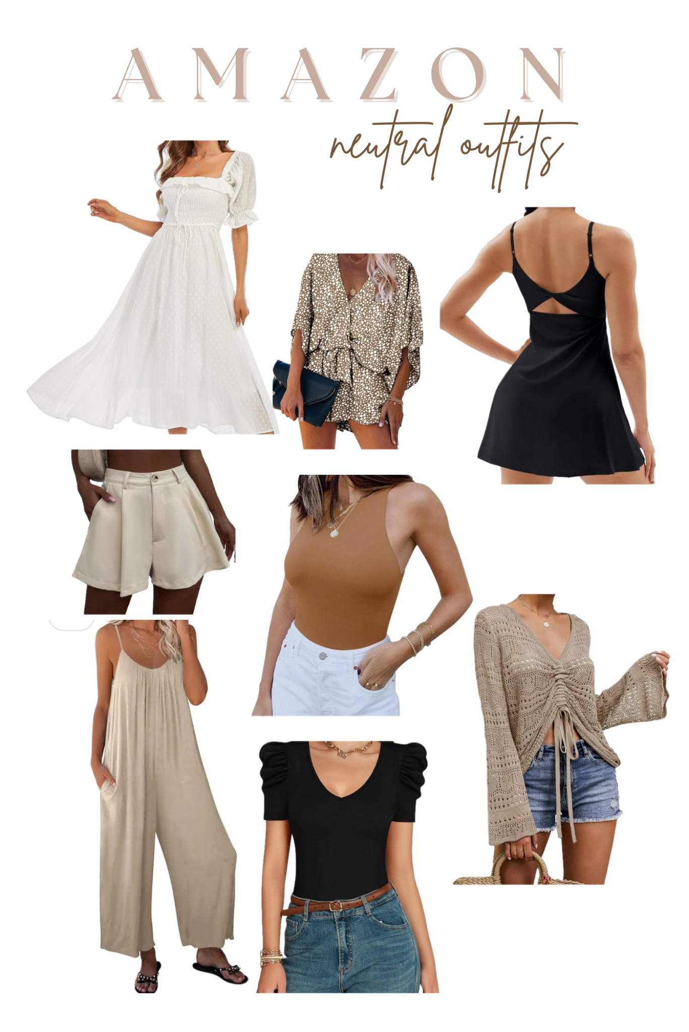 neutral amazon outfits on a budget 🤎
#neutraloutfits #amazonoutfits #stylingoutfits #amazonstyle #neutralgirl

#LTKGiftGuide #LTKstyletip #LTKmidsize