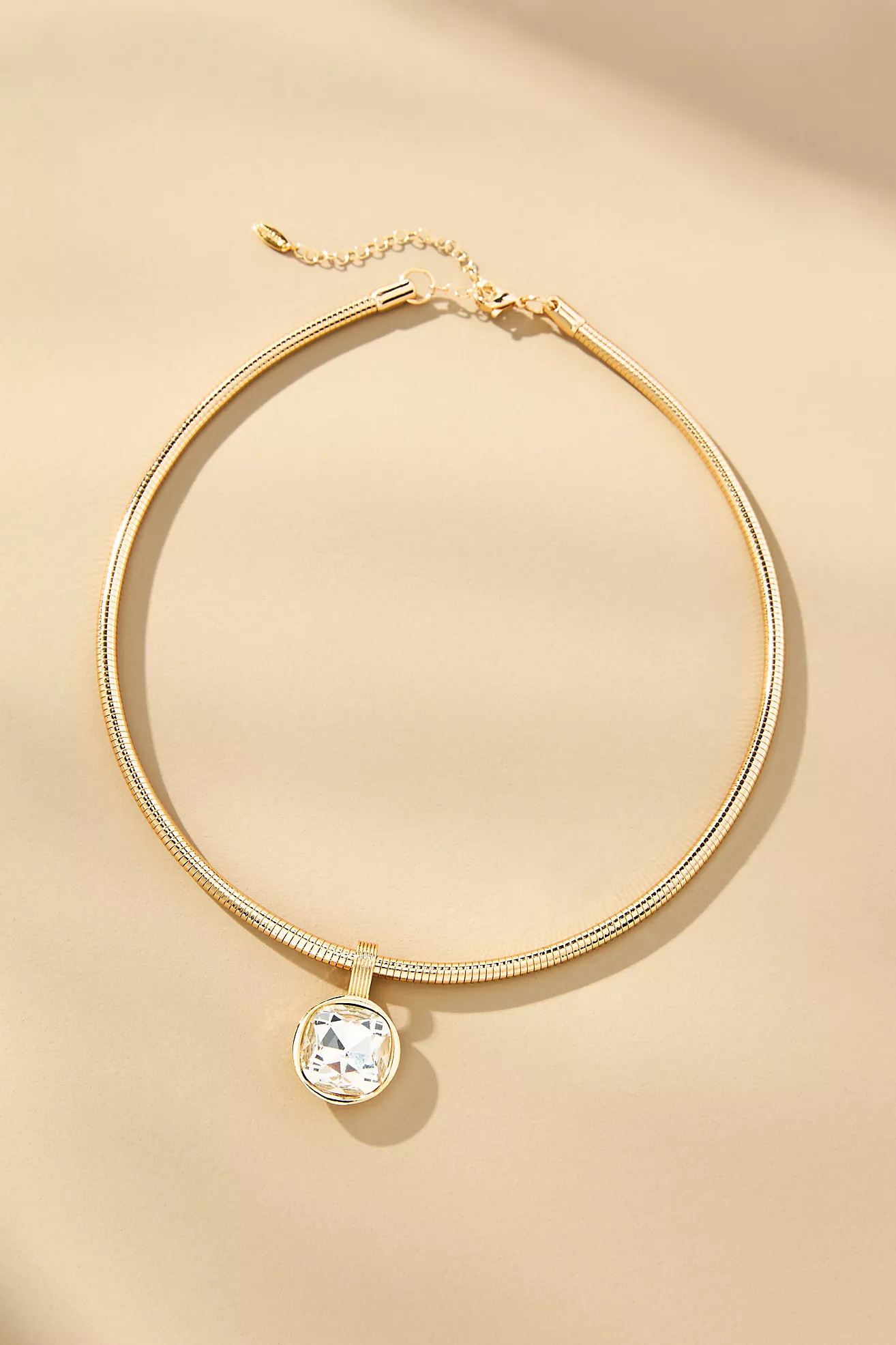 Crystal Pendant Collar Necklace | Anthropologie (US)