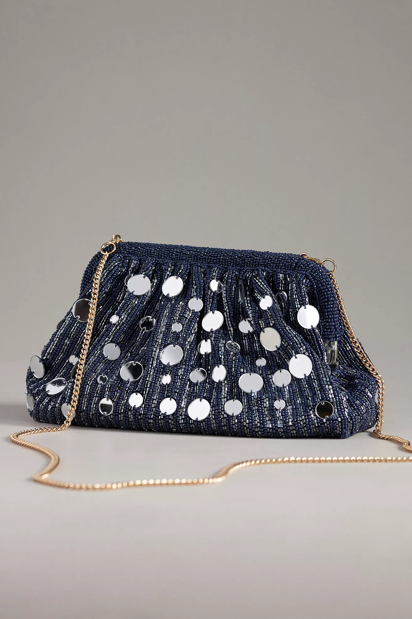 Mirror Beaded Clutch | Anthropologie (US)