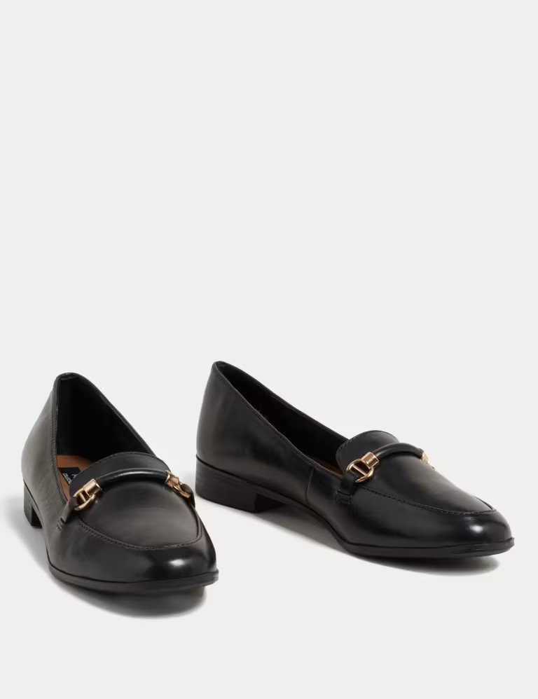 Leather Flat Loafers | Marks & Spencer (UK)