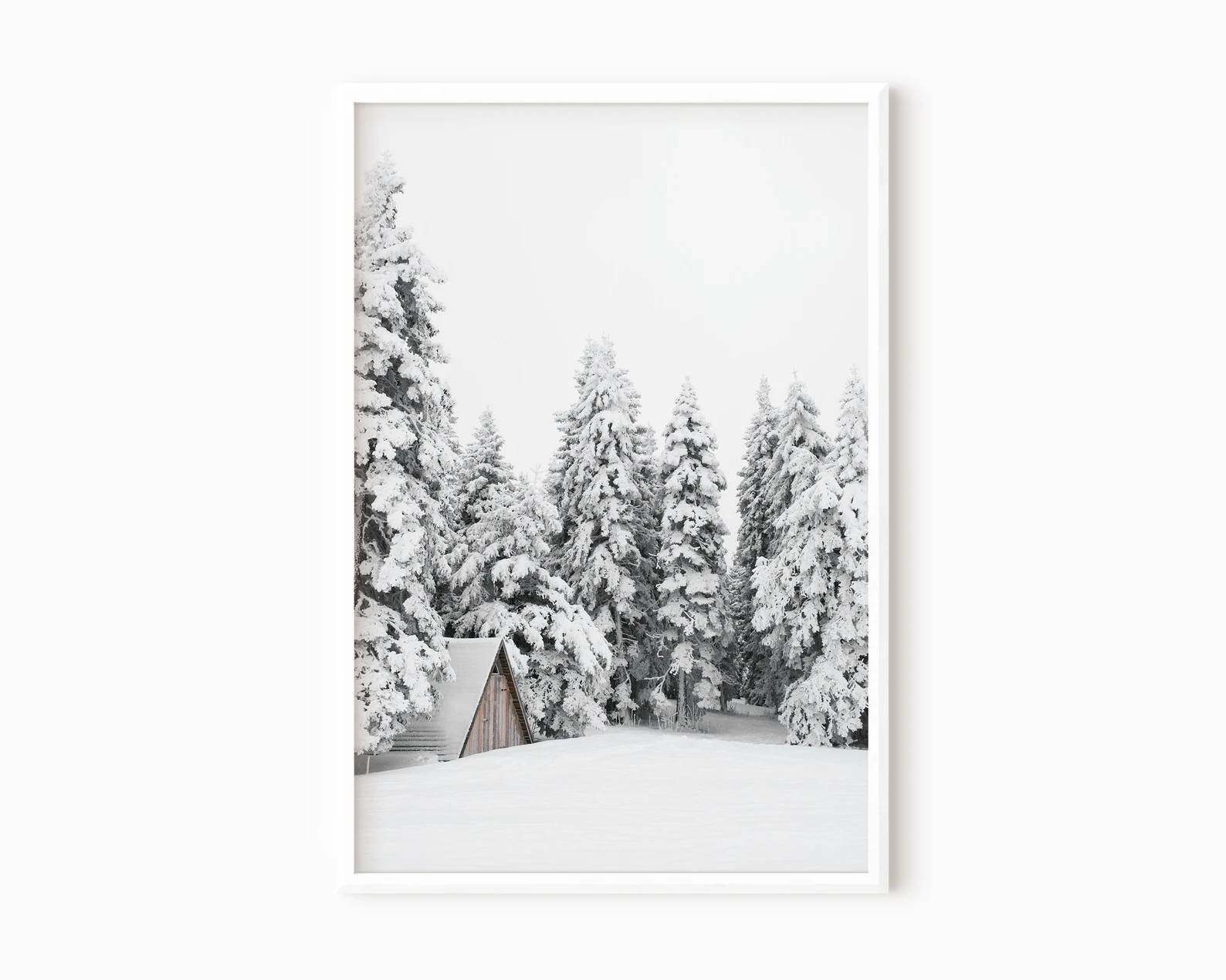 Winter Photography Snowy Pine Tree Winter Forest Winter Landscape Instant Download Snowy Forest P... | Etsy (US)