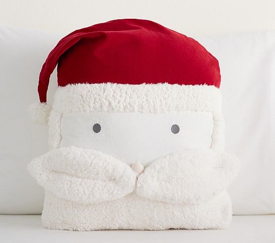 Santa Pillow | Pottery Barn Kids