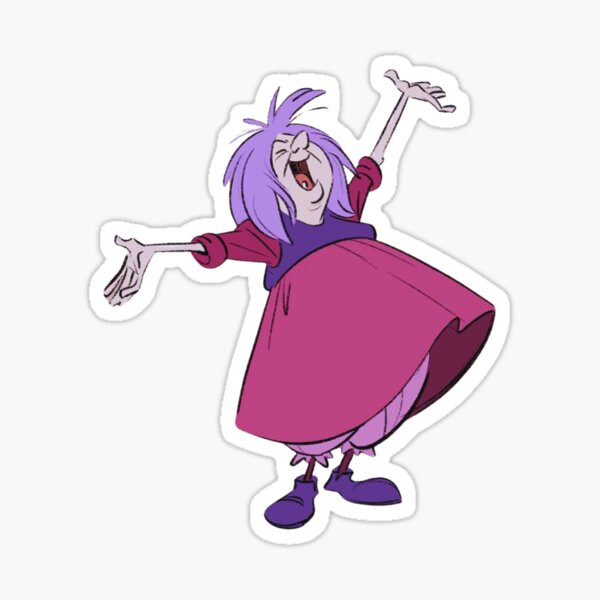 Madam Mim Sticker | Redbubble (US)