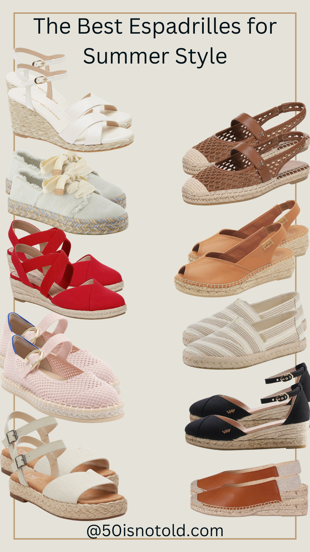 Easy Espadrilles That Go With Everything 

 #LTKgrwm #LTKOver40