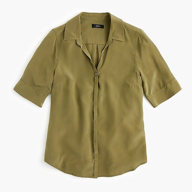 https://www.jcrew.com/p/womens_category/shirts_tops/blouse/shortsleeve-buttonup-shirt-in-silk/J0511? | J.Crew US