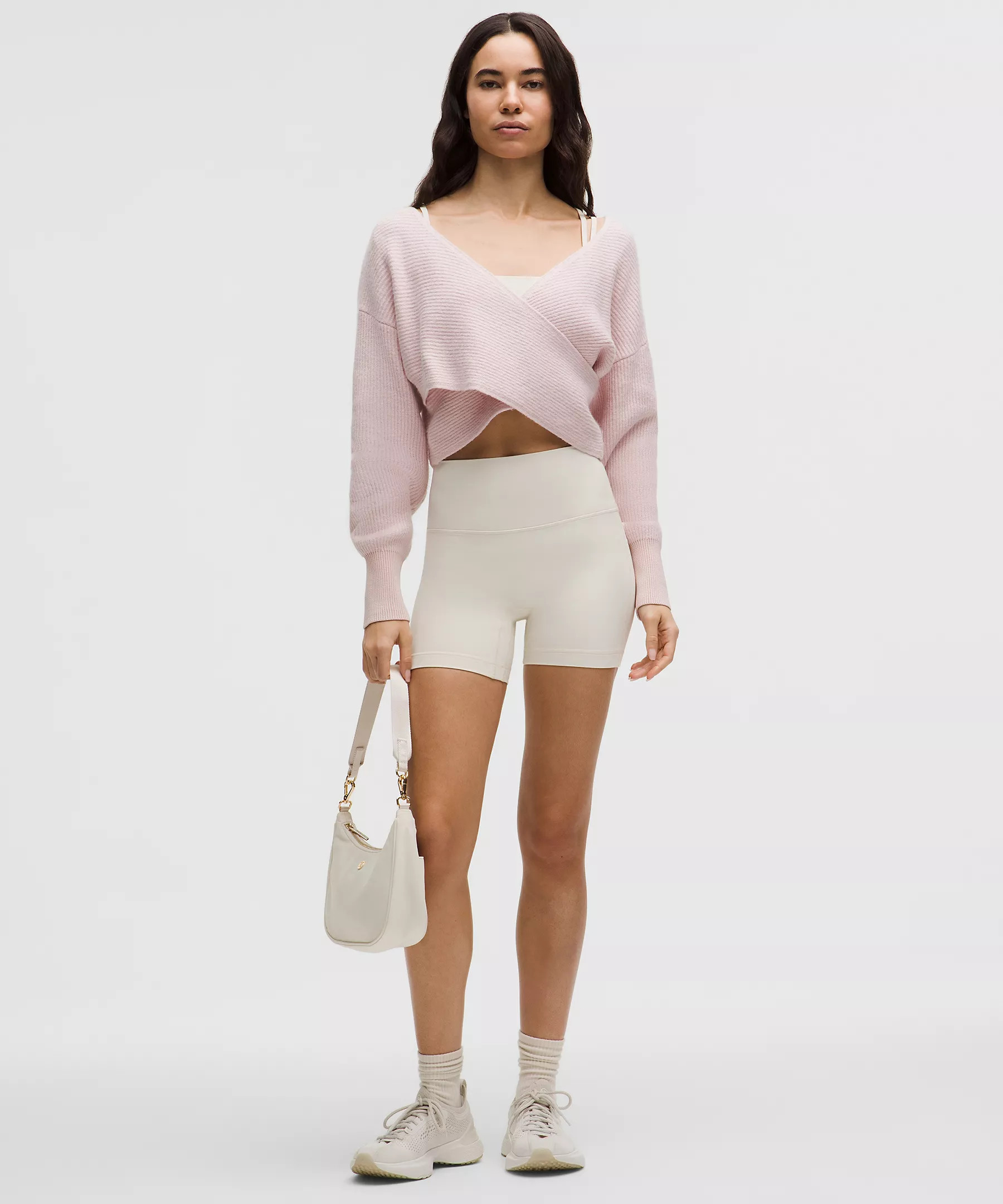 Brushed Cotton Reversible Crossover Sweater | Lululemon (US)