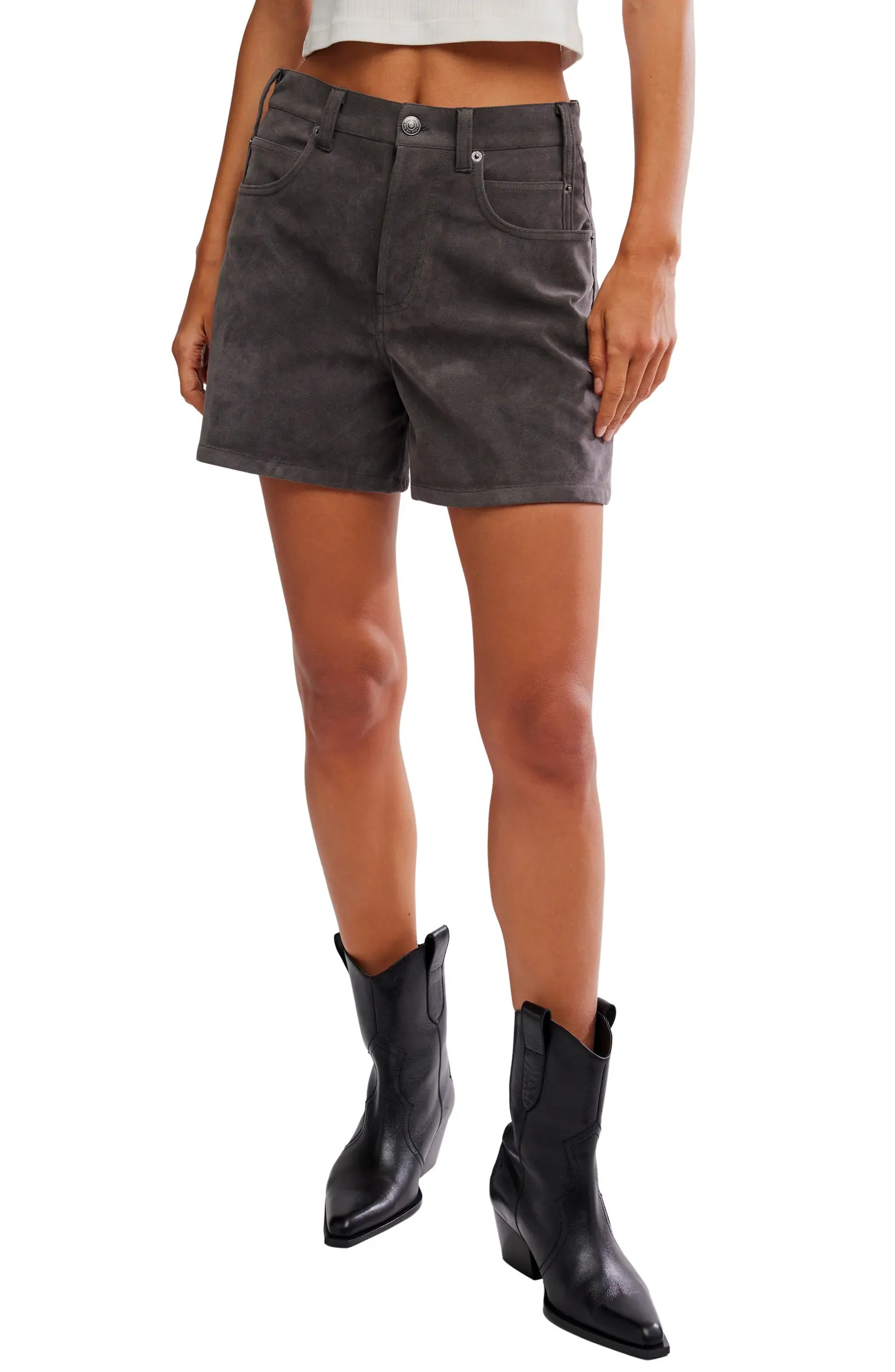 Tippi Faux Suede Shorts | Nordstrom