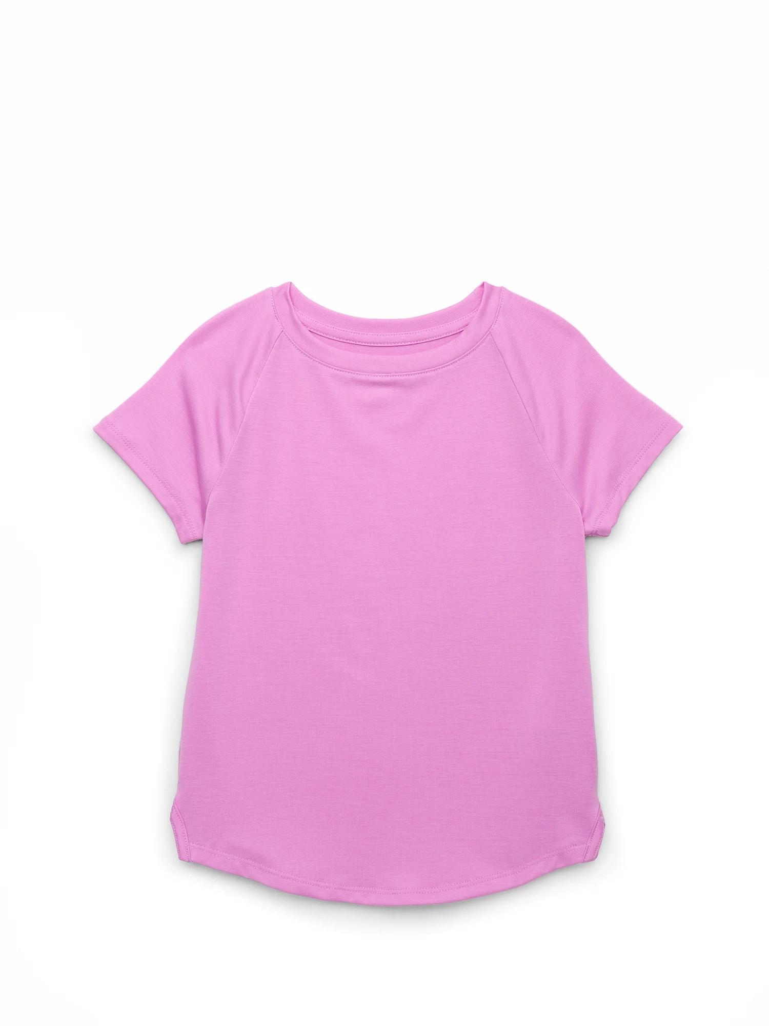 Athletic Works Girl's Active Short Sleeve Tee, Sizes 4-18 & Plus | Walmart (US)