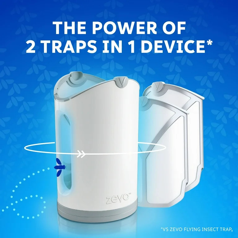 Zevo Max Flying Insect Trap, Fly Trap with 2 Refills - Walmart.com | Walmart (US)