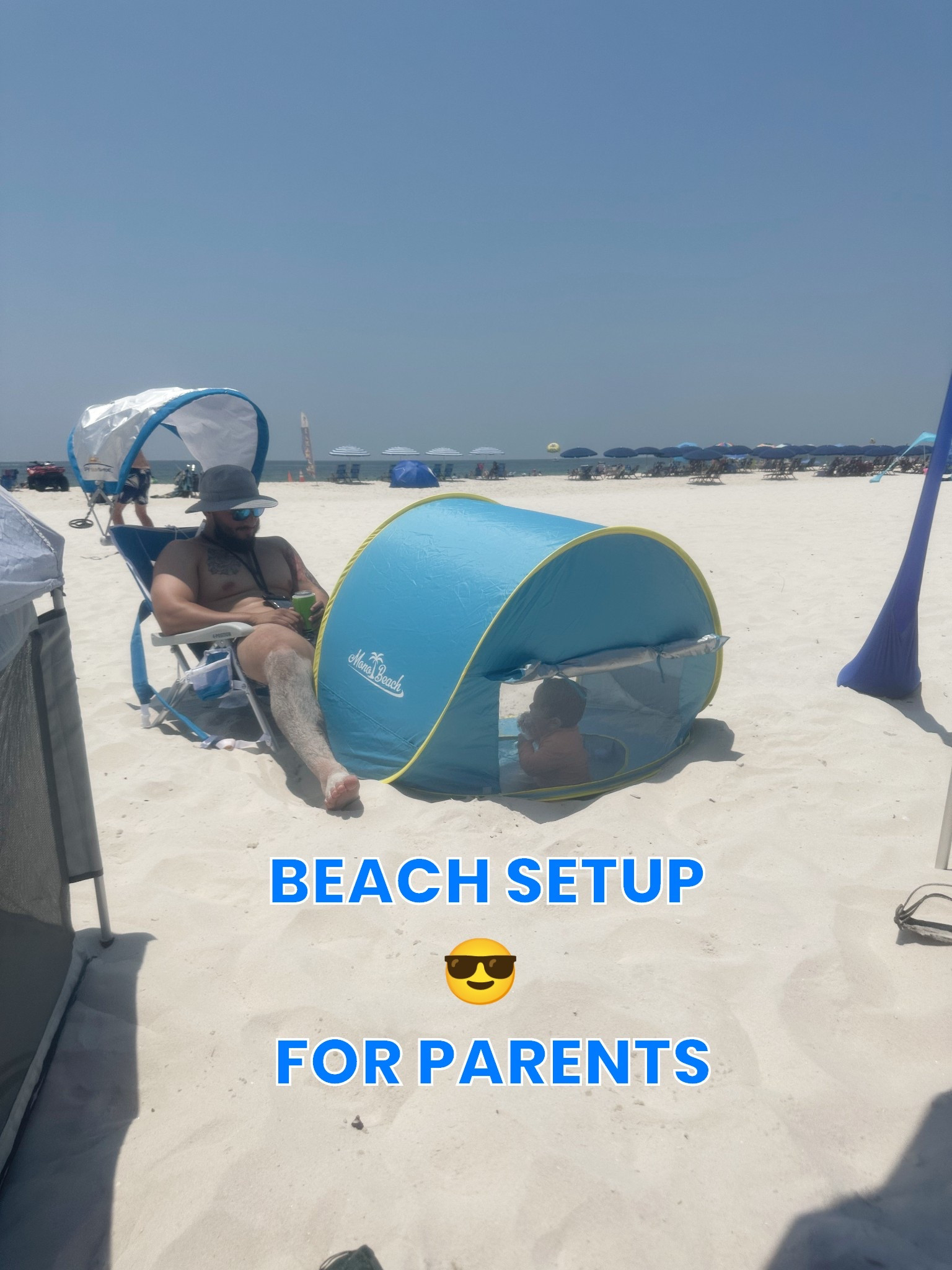 Perfect setup for parents to relax on the beach while watching kids play in the water right on the sand!

#LTKSwim #LTKKids #LTKFamily