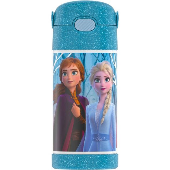 Thermos Frozen 2 12oz FUNtainer Water Bottle with Bail Handle - Blue Glitter | Target