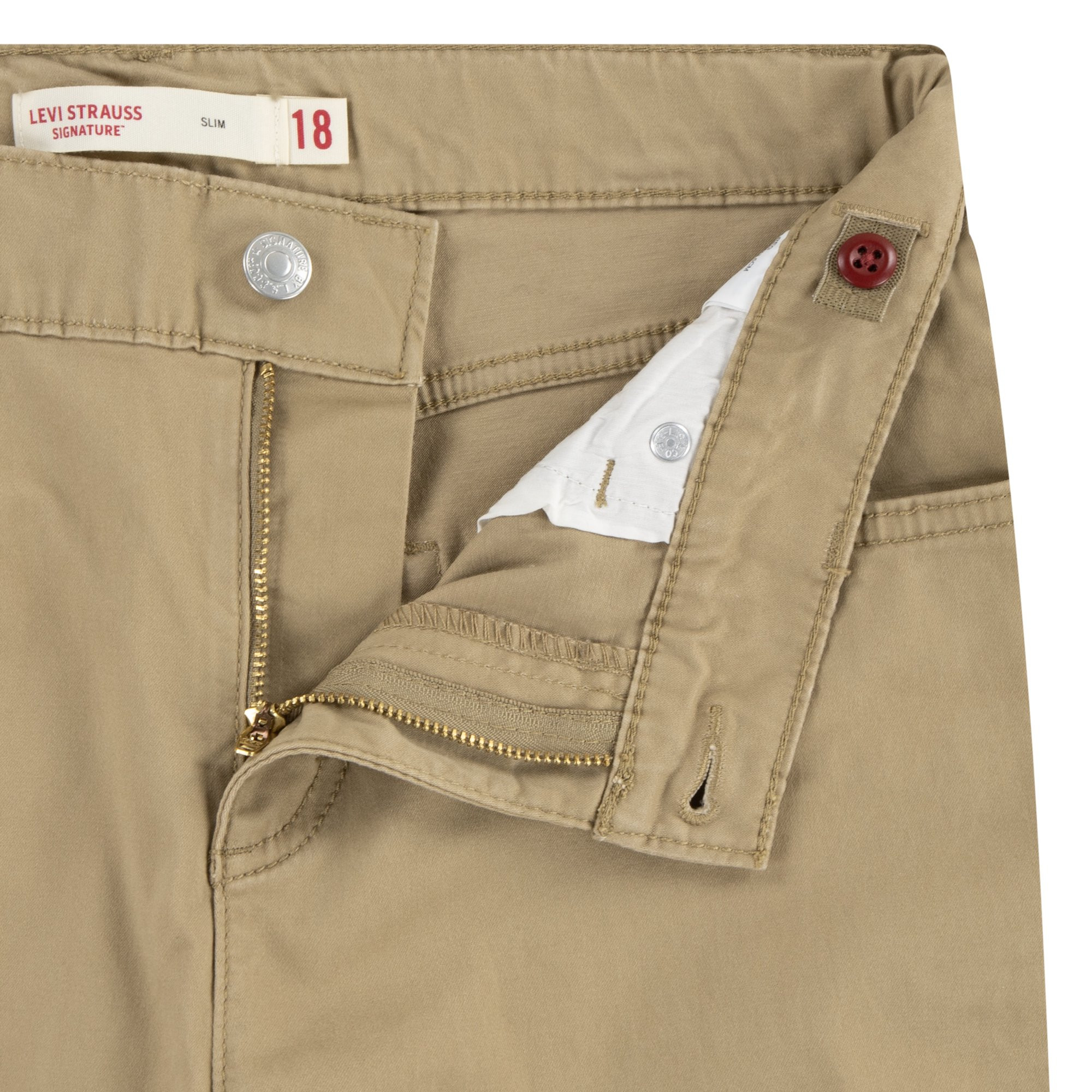 Levi Strauss Signature Boys Twill Slim Fit Jeans, Sizes 4-18 | Walmart (US)