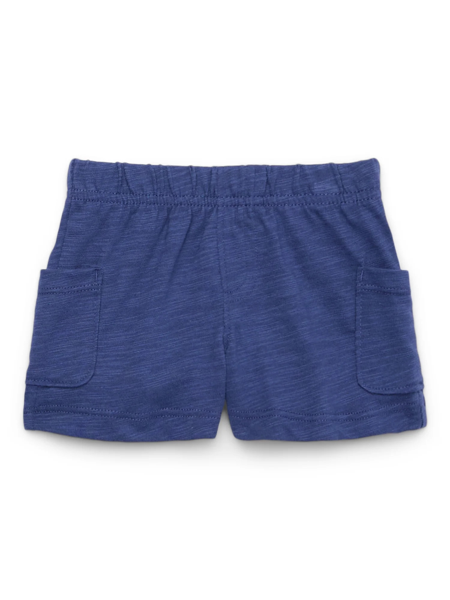 Garanimals Baby Boys Slub Jersey Shorts with Patch Pockets, Sizes 0-24M | Walmart (US)