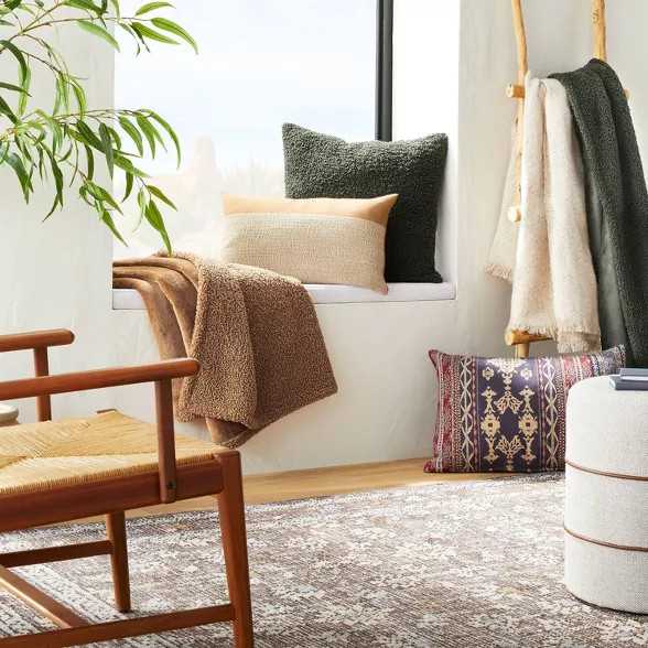 Boucle with Plush Reverse Throw Blanket - Threshold™ designed with Studio McGee | Target