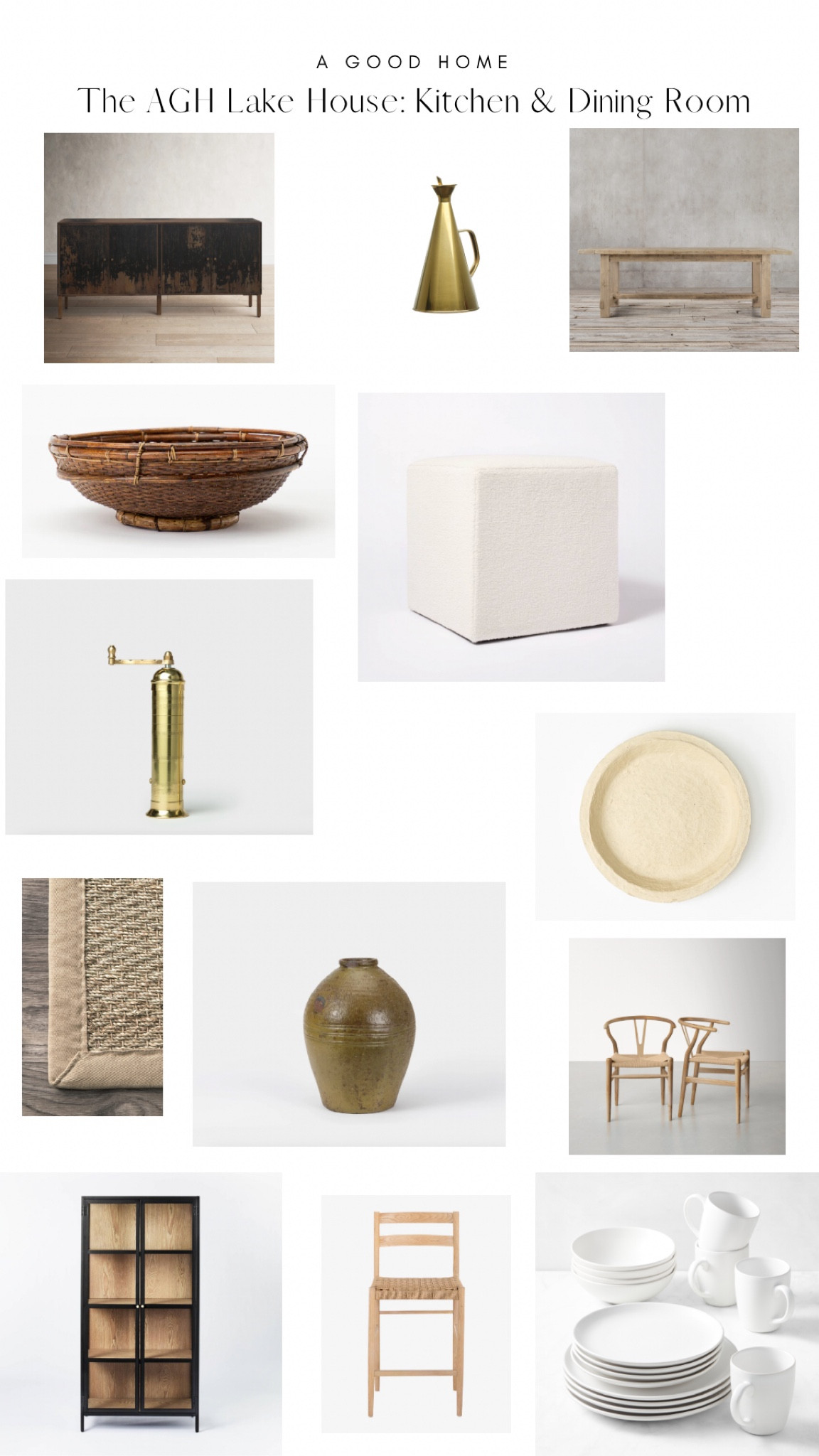 The AGH Lake House Kitchen & Dining Room