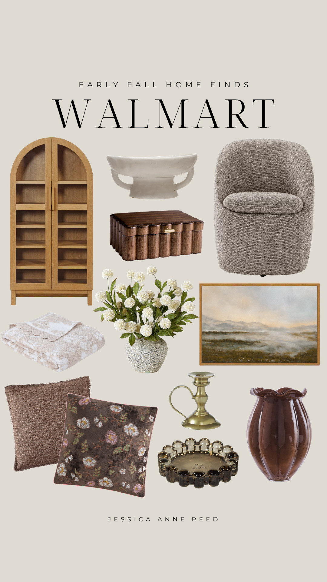 Walmart fall home finds are SO good this year 🍂🤎 Sharing some of my favorite affordable Walmart fall decor finds that make your home feel cozy, elevated, and ready for the season without spending a fortune! Think warm neutrals, cozy textures, earthy tones, seasonal accents, and those designer-inspired Walmart home finds that look way more expensive than they actually are. #WalmartHomeDecor #WalmartFallDecor #FallHomeDecor #FallDecor2026 #AffordableHomeDecor #NeutralFallDecor 

 #LTKSeasonal #LTKHome