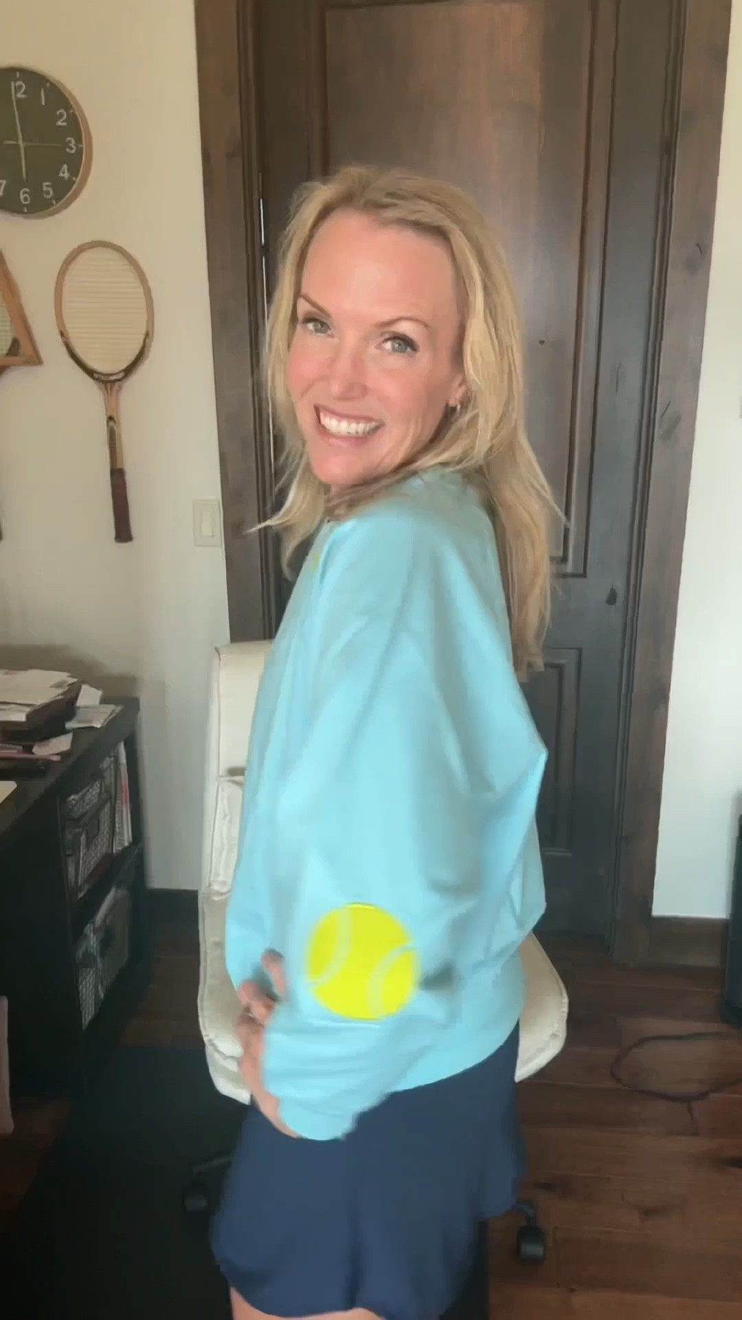 I have been on the fence, trying to decide which sweatshirt to order. There were so many cute ones, it was hard to decide. I ended up selecting this one because the patches are so cute! 

Such a nice sweatshirt! 
This would be a great Mother’s Day gift idea.


#LTKActive #LTKWatchNow #LTKGiftGuide