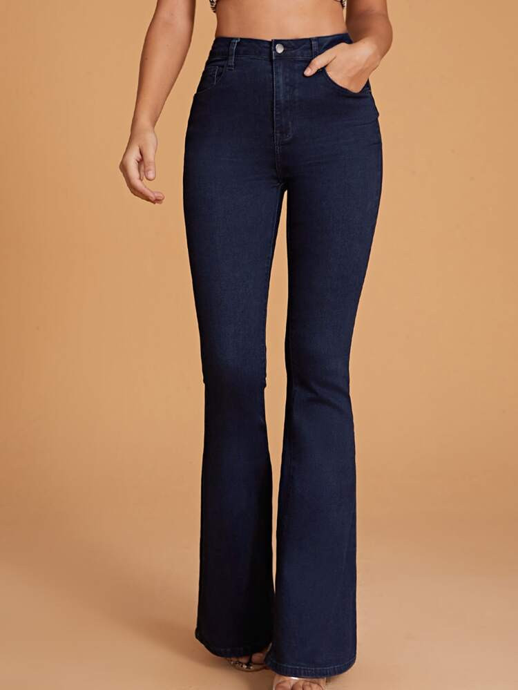 High Waist Flare Leg Jeans | SHEIN