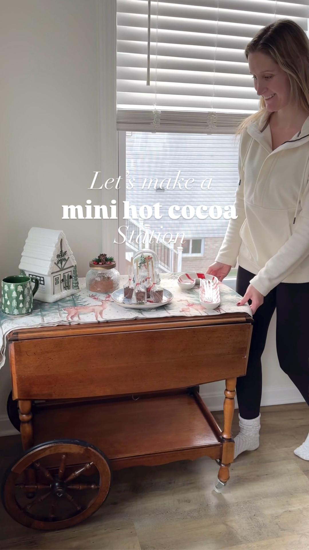 Mini hot chocolate bar!
Most of these items were bought from Homegoods! Too cute!