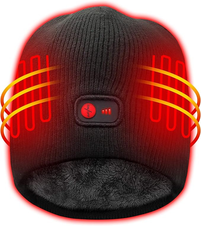 Autocastle 7.4V Heated Hat Men Women Battery Heat Cap Winter Warm Rechargeable Electric Battery K... | Amazon (US)