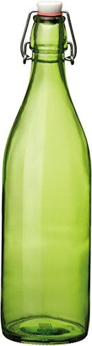 Bormioli Rocco Giara Green Glass Swing Top Bottle | Amazon (US)
