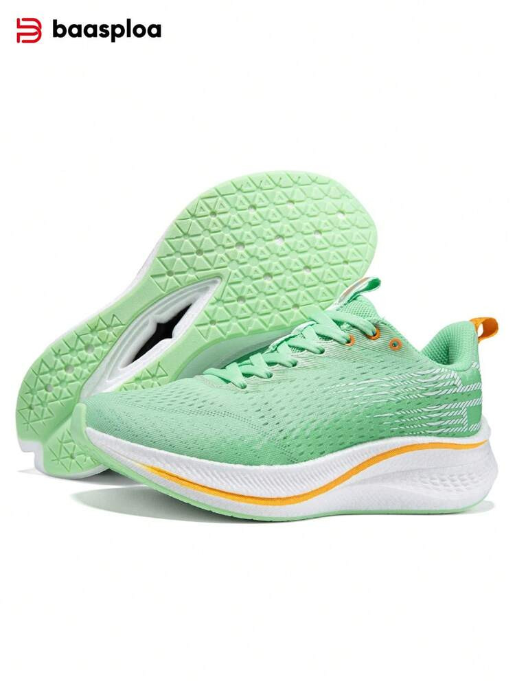 Baasploa Women's Running Shoes Carbon Plate Shock Absorption Wear-Resistant Professional Lightweight Running Shoes Women's Outdoor Running Mesh Women's Training Shoes Suitable For Running Exercise And Outdoor Sports | SHEIN