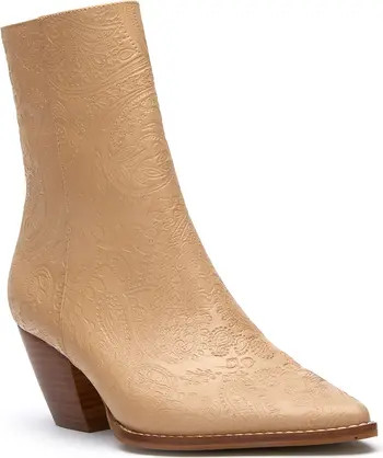 Caty Western Pointed Toe Bootie | Nordstrom