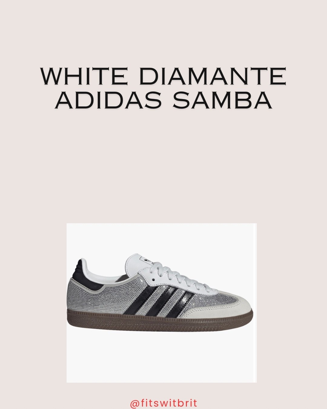 Small restock. White diamanté Adidas Samba. 

White rhinestone Adidas Samba

#LTKGiftGuide #LTKHoliday