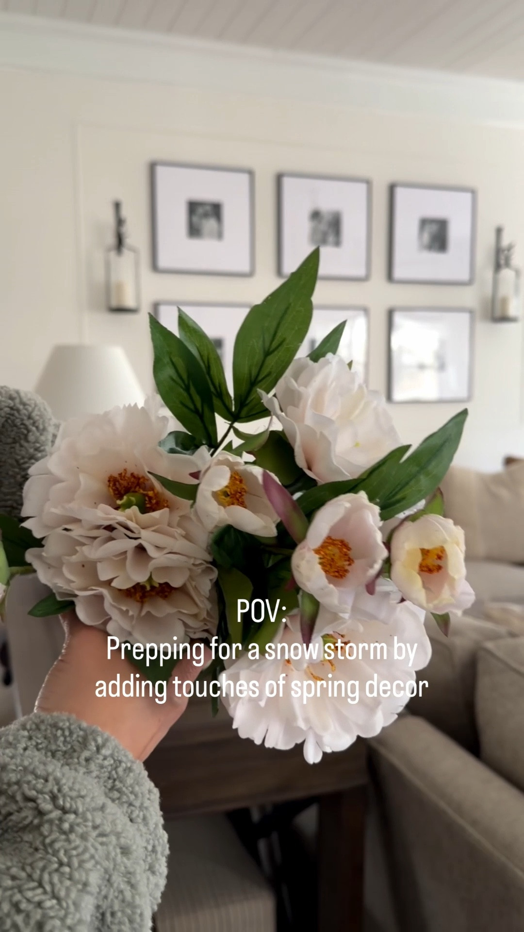 Loving these subtle touches of spring home decor. The vase is so beautiful with the intricate basketweave pattern and handles. It also comes in a larger size (this is the size Small). I used 4 stems here but could have done 5. 


Target home decor / spring decorating / neutral home decor / faux florals / easy decor / Studio McGee / McGee and Co / Magnolia home / faux peonies 

#LTKSeasonal #LTKHome