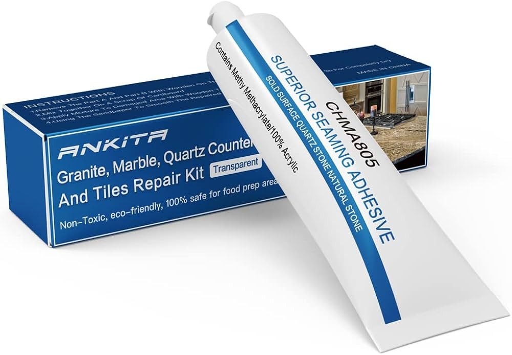 Granite, Marble and Quartz Countertops chip Repair Kit - Fix Nicks, Chips, or Scratches on Granit... | Amazon (US)