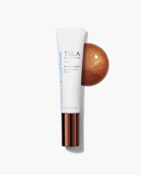 Get sun-kissed in seconds with these skin-first bronzing drops formulated to glow the extra mile.... | Tula Skincare