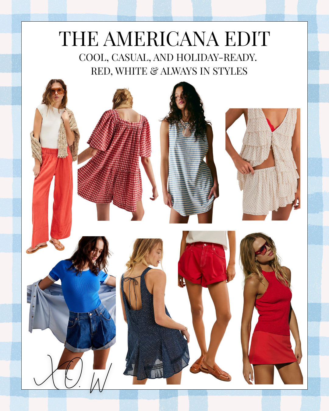 The Americana Edit

Your capsule of red, white & easy looks—think retro-inspired sets, breezy dresses, flirty rompers & denim that goes with everything. From lake days to late nights, this is your go-to Fourth of July drop 🔥

🔹 Linked under “July Picks” on my LTK
🔹 Save your faves for price drop alerts!
🔹 Perfect for BBQs, firework nights & weekend getaways

#LTKFourthOfJuly #AmericanaStyle #LTKSummerEdit #FourthOfJulyFashion #RedWhiteAndBlue #HolidayWeekendOutfits  

 #LTKSummerEdit #LTKParties #LTKStyleTip