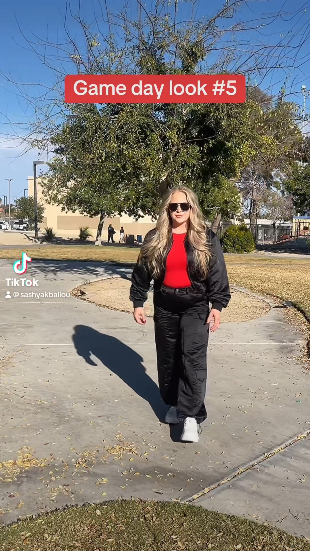 Red and black game day look 

#LTKmidsize #LTKfindsunder50