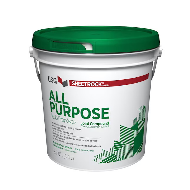 SHEETROCK Brand 3.5 Quart(s) Bucket 24-hours Set Time Premixed All-purpose Drywall Joint Compound | Lowe's