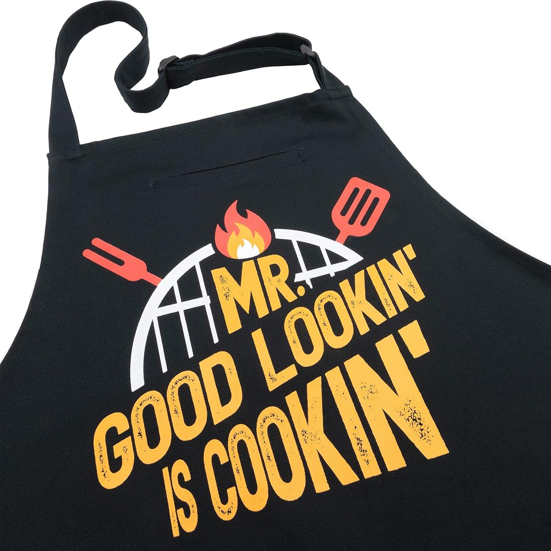 FixGrub Mr Good Lookin Cooking Apron, Kitchen Apron for Men, Ideal Birthday or Father's Day Gift,... | Amazon (US)