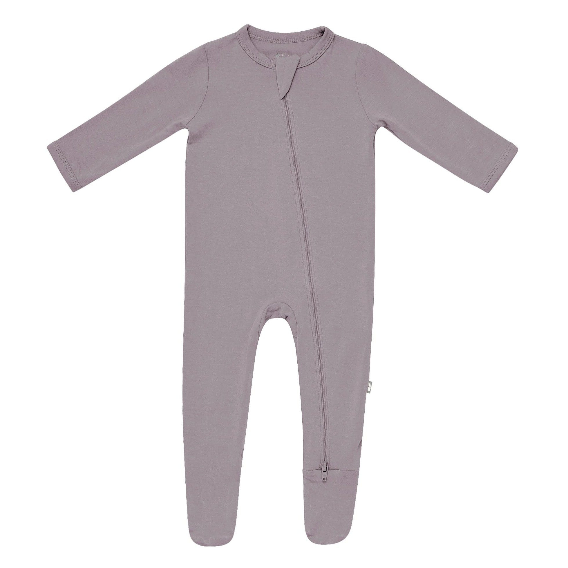 Zippered Footie in Mushroom | Kyte BABY