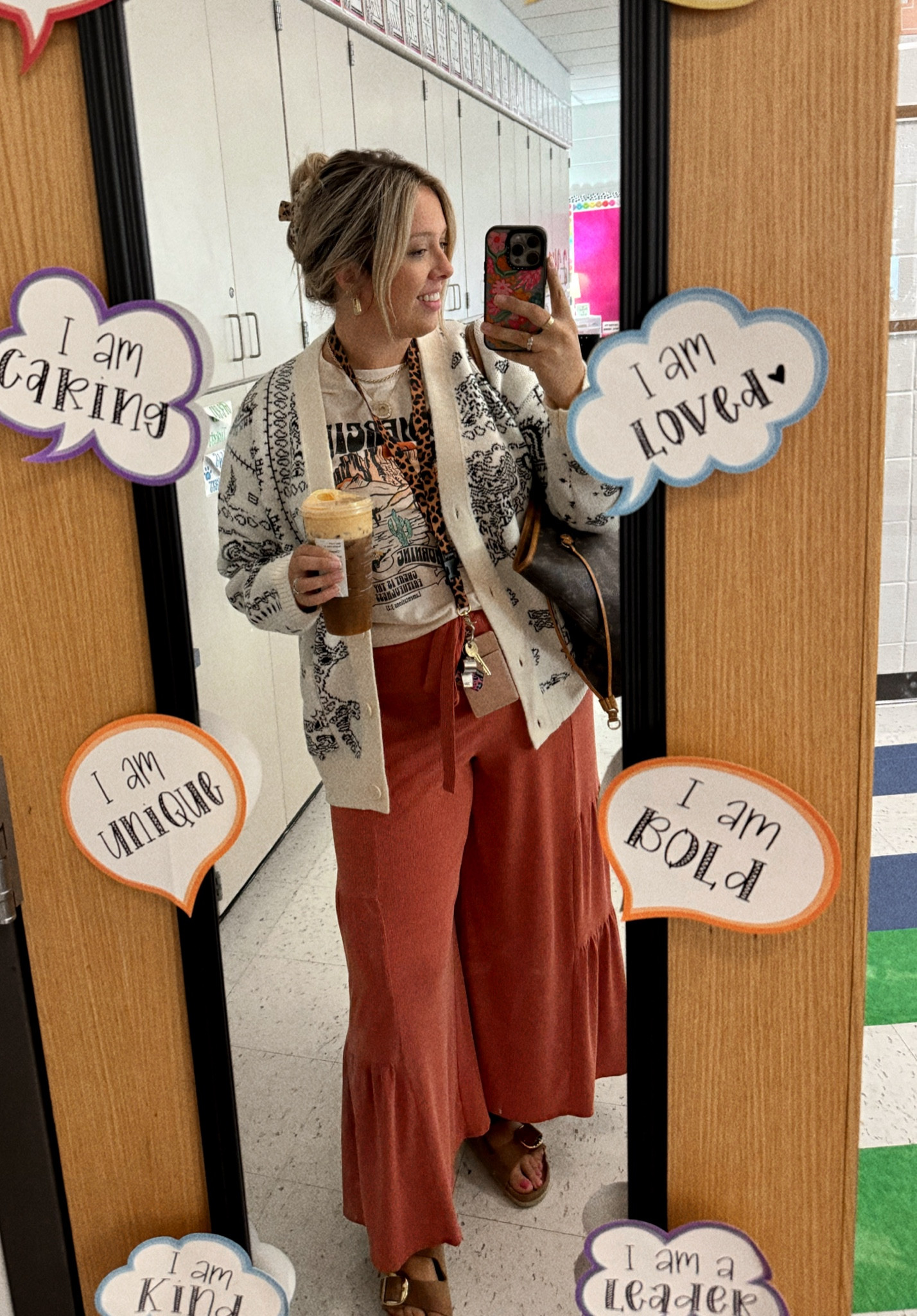 Very cozy #ootd, but this teacher got her pumpkin spice this morning! 

#LTKSeasonal #LTKMidsize #LTKBacktoSchool