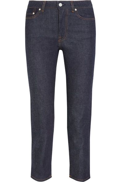 Row Raw cropped mid-rise straight-leg jeans | NET-A-PORTER (UK & EU)