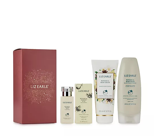 Liz Earle 3 Piece Bourbon Vanilla & Clove Bud Body & Fragrance Collection - QVC UK | QVC UK