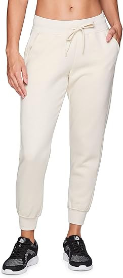 RBX Active Women's Athletic Super Soft Lightweight Cuffed Tapered Jogger Sweatpants with Pockets | Amazon (US)