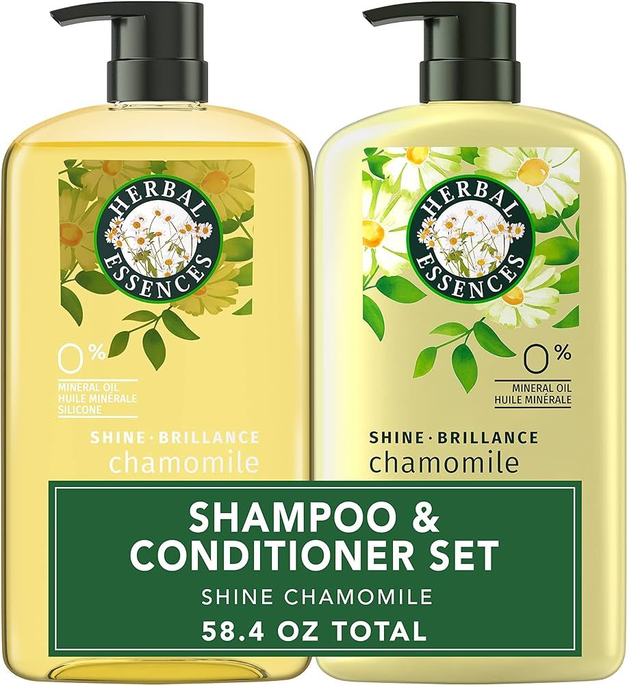 Herbal Essences Shine Collection Shampoo and Conditioner Bundle, with Chamomile, Color Safe, 29.2... | Amazon (US)