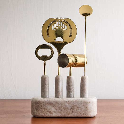 Aja Bar Tools w/ Stand | West Elm (US)