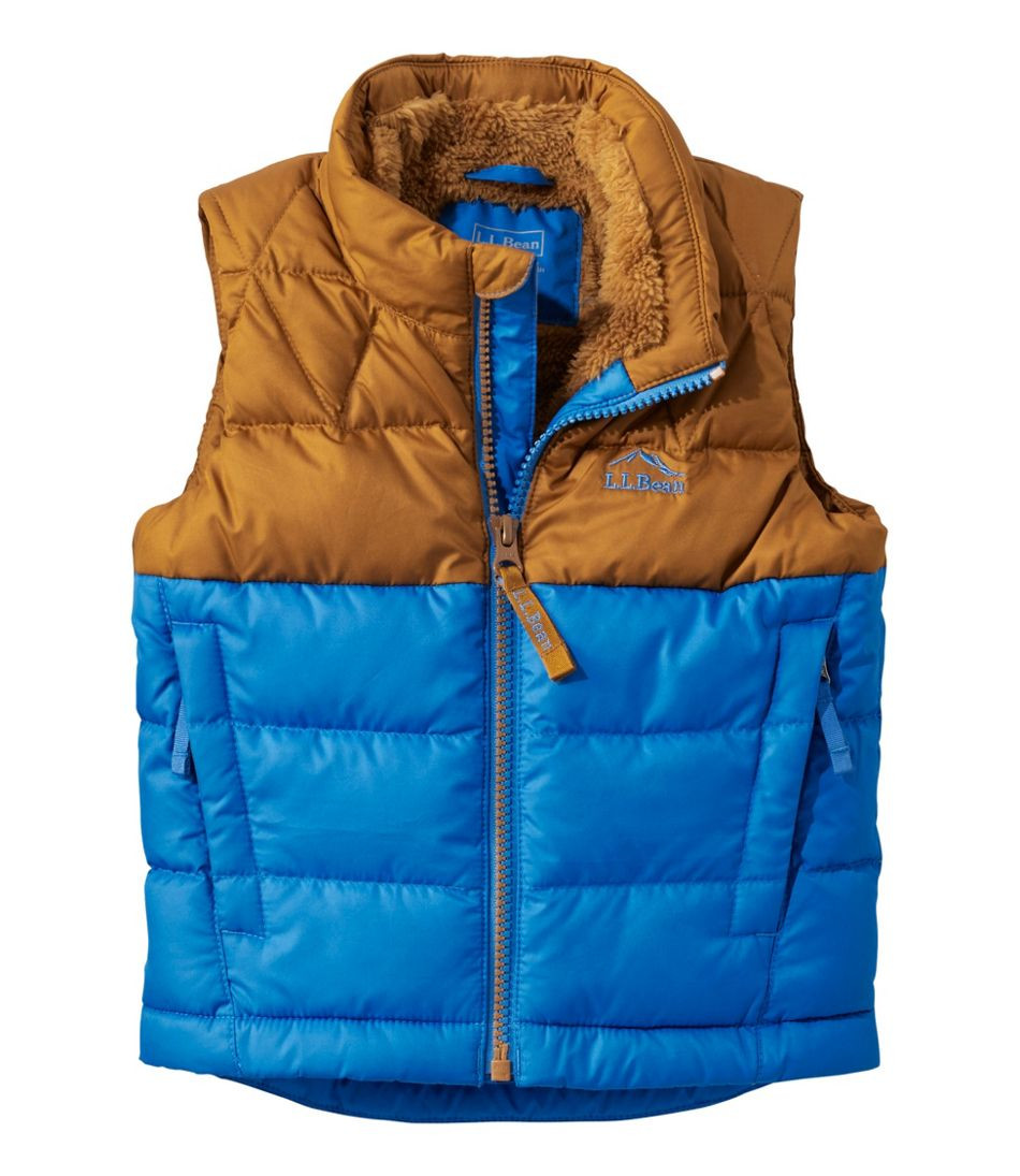 Toddlers' Bean's Down Vest, Colorblock | L.L. Bean